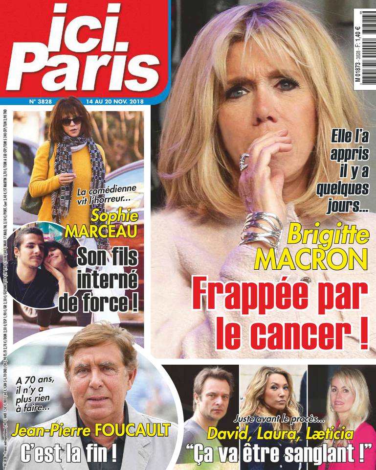 Ici Paris 14 novembre 2018 Ici Paris N°3828 du 14 novembre 2018 à télécharger sur iPad