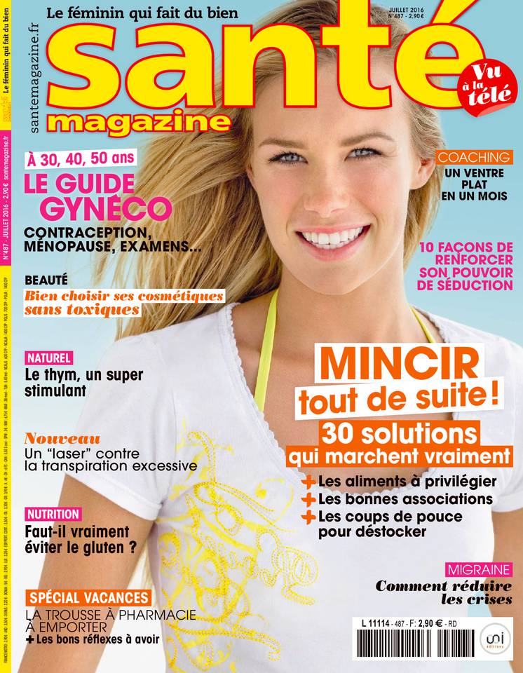 Santé Magazine 01 juin 2016 Santé Magazine N°487 du 01 juin 2016 à télécharger sur iPad