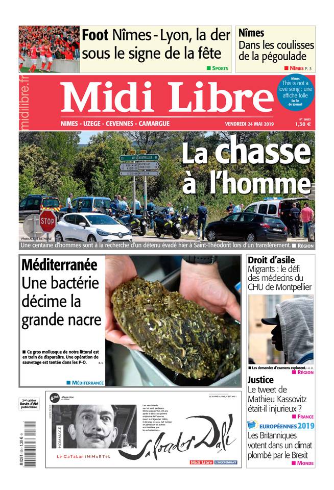 Midi Libre 24 mai 2019 Abonnement à Midi Libre Pas Cher avec le BOUQUET INFO ePresse.fr