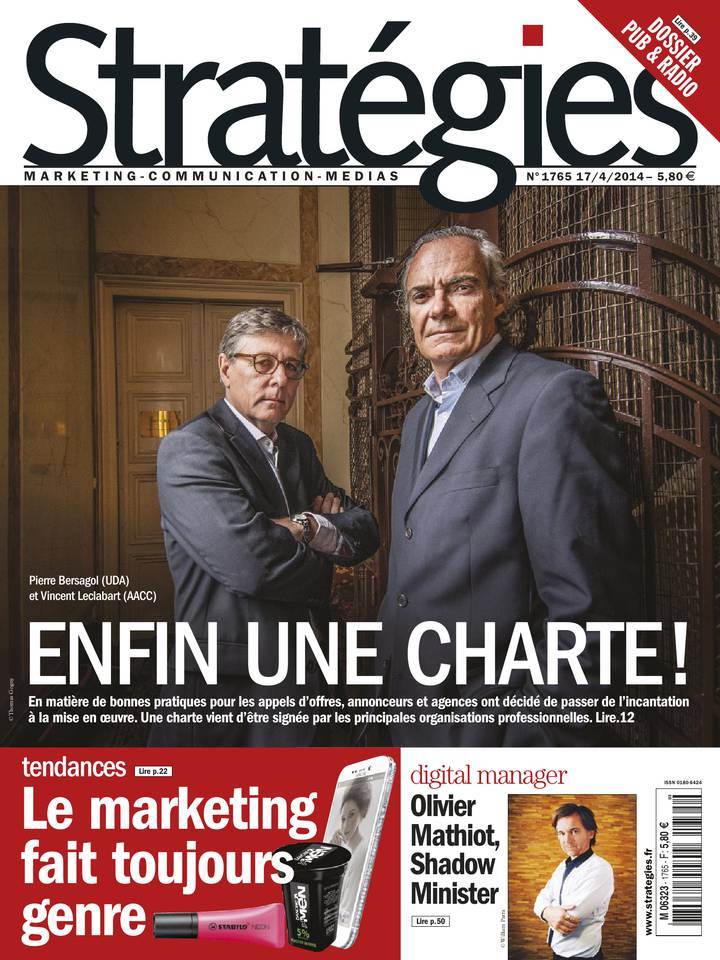 Stratégies 17 avril 2014 Stratégies N°1765 du 17 avril 2014 à télécharger sur iPad