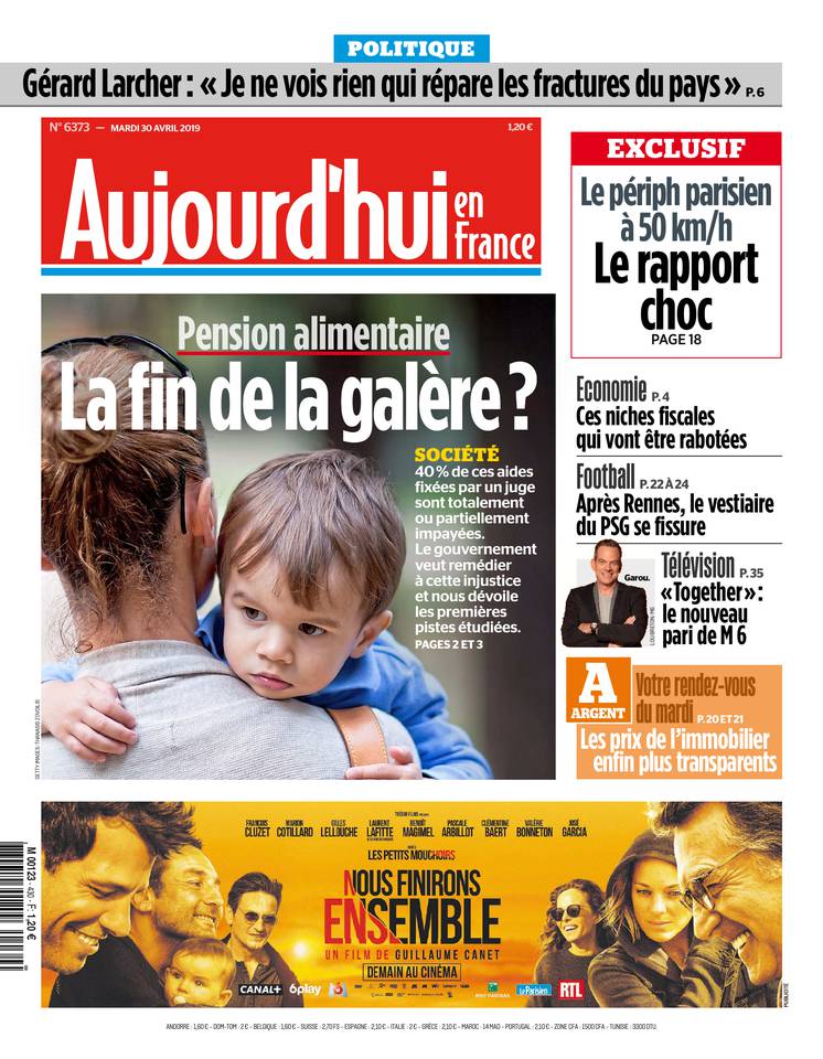 Aujourd'hui en France 30 avril 2019 Aujourd'hui en France du 30 avril 2019 à télécharger sur iPad