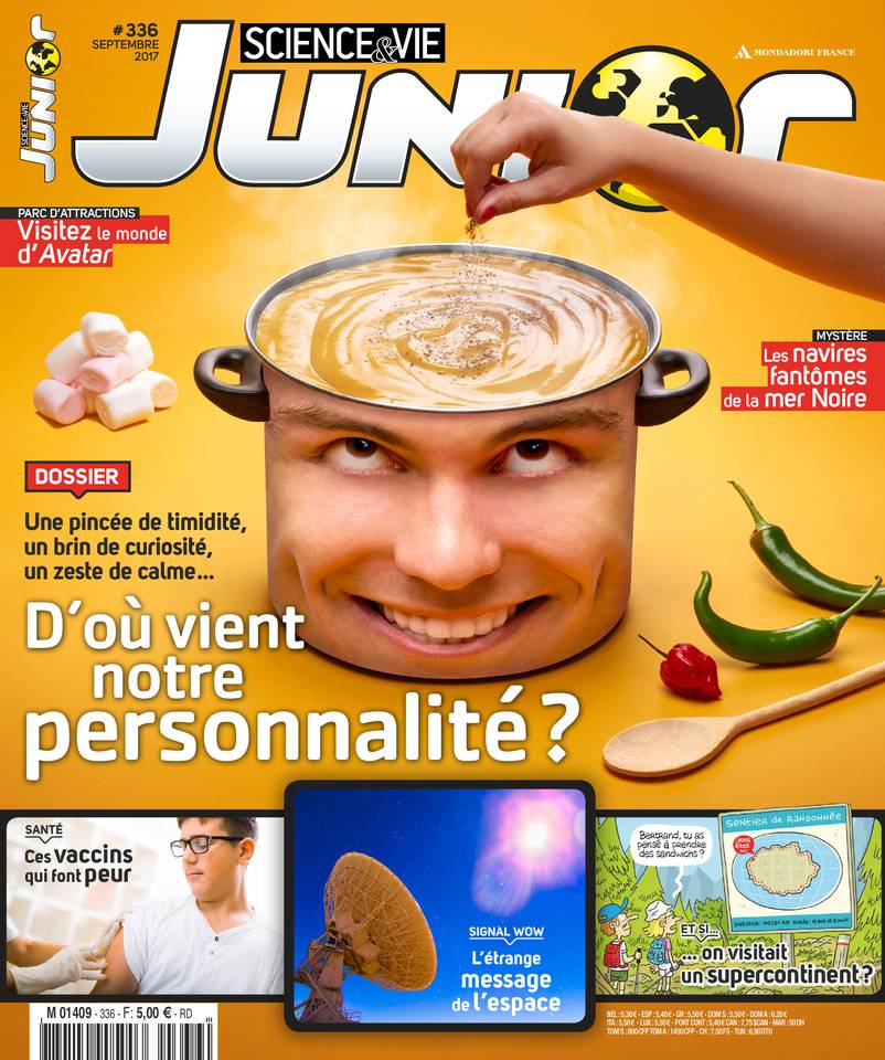 Science & Vie Junior 16 août 2017 Abonnement Science & Vie Junior avec le BOUQUET d'ePresse.fr