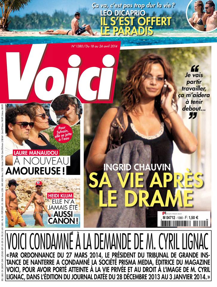 Voici 18 avril 2014 Voici N°1380 du 18 avril 2014 à télécharger sur iPad