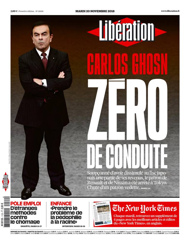 Libération 20 novembre 2018 Libération du 20 novembre 2018 à télécharger sur iPad