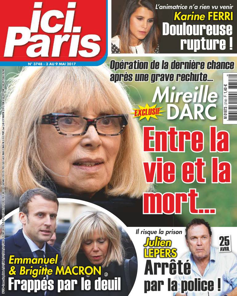 Ici Paris 03 mai 2017 Ici Paris N°3748 du 03 mai 2017 à télécharger sur iPad