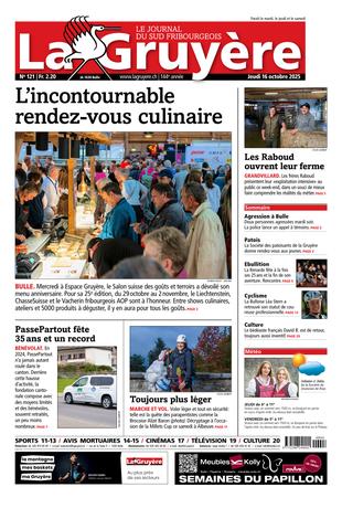 Couverture du magazine en date du 2025-10-16