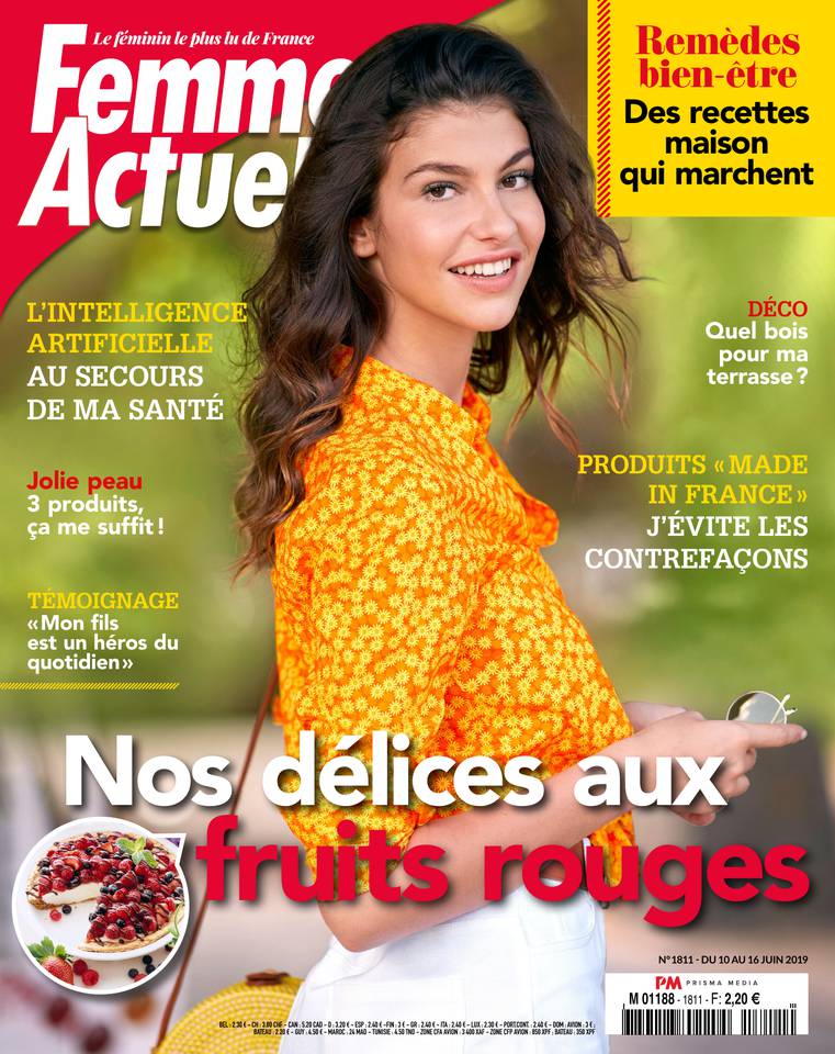 Femme Actuelle 10 juin 2019 Femme Actuelle N°1811 du 10 juin 2019 à télécharger sur iPad