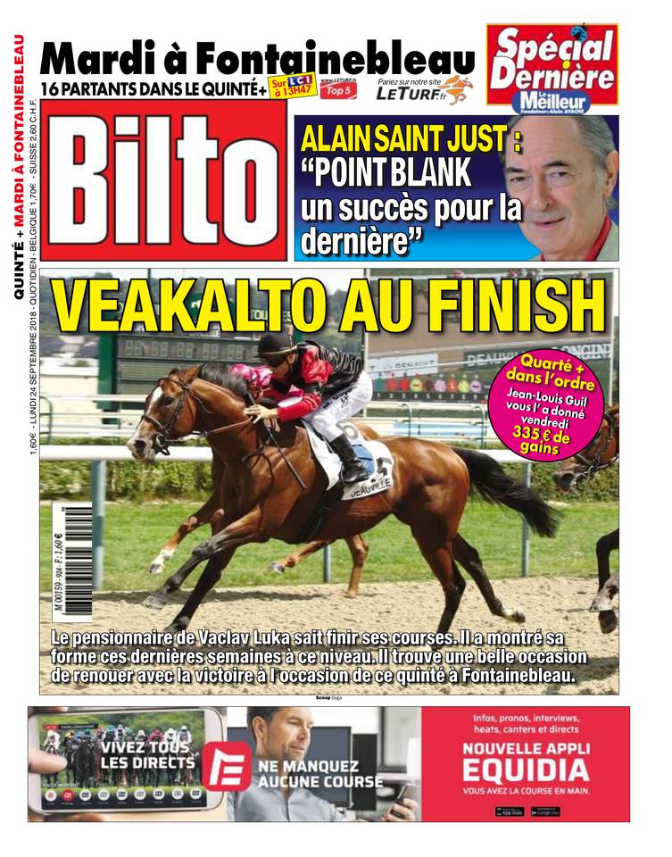 Bilto 24 septembre 2018 Abonnement Bilto Pas Cher avec le BOUQUET ePresse.fr