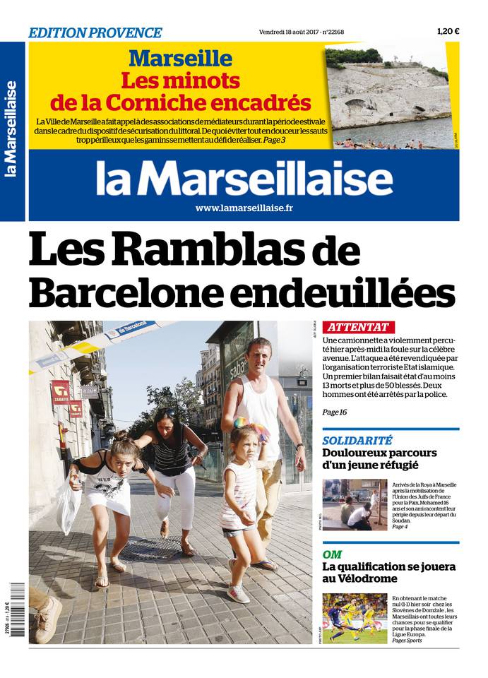 La Marseillaise 18 août 2017 Abonnement La Marseillaise Pas Cher avec BOUQUET INFO ePresse.fr