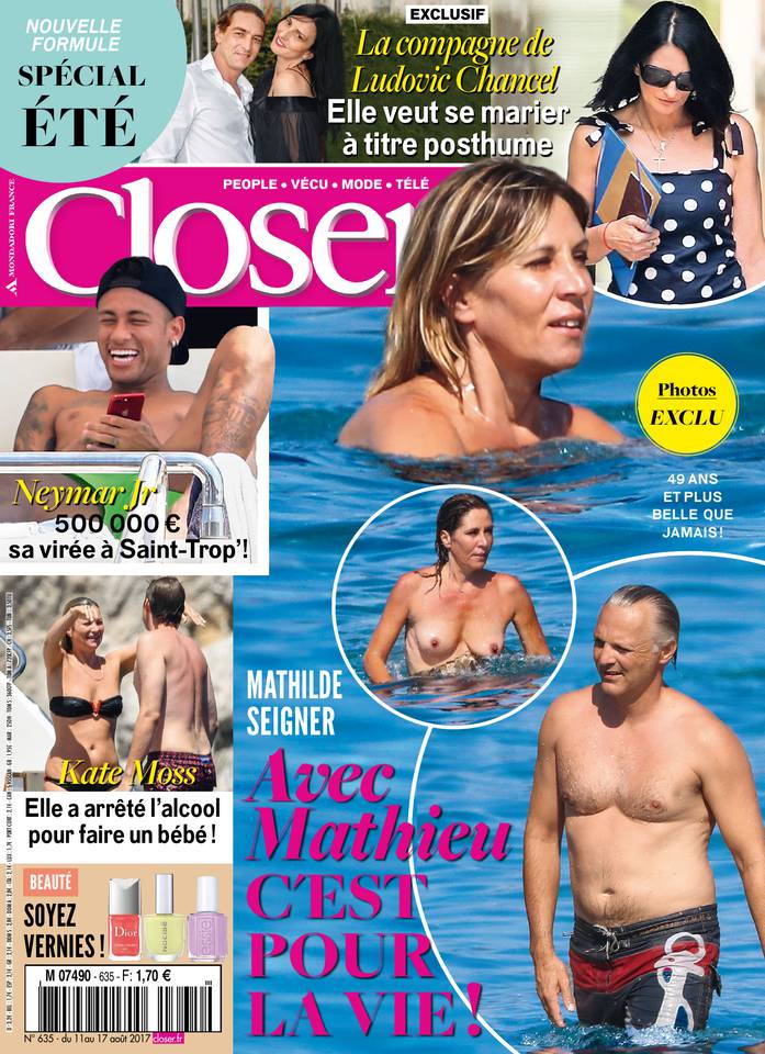 Closer 11 août 2017 Closer N°635 du 11 août 2017 à télécharger sur iPad