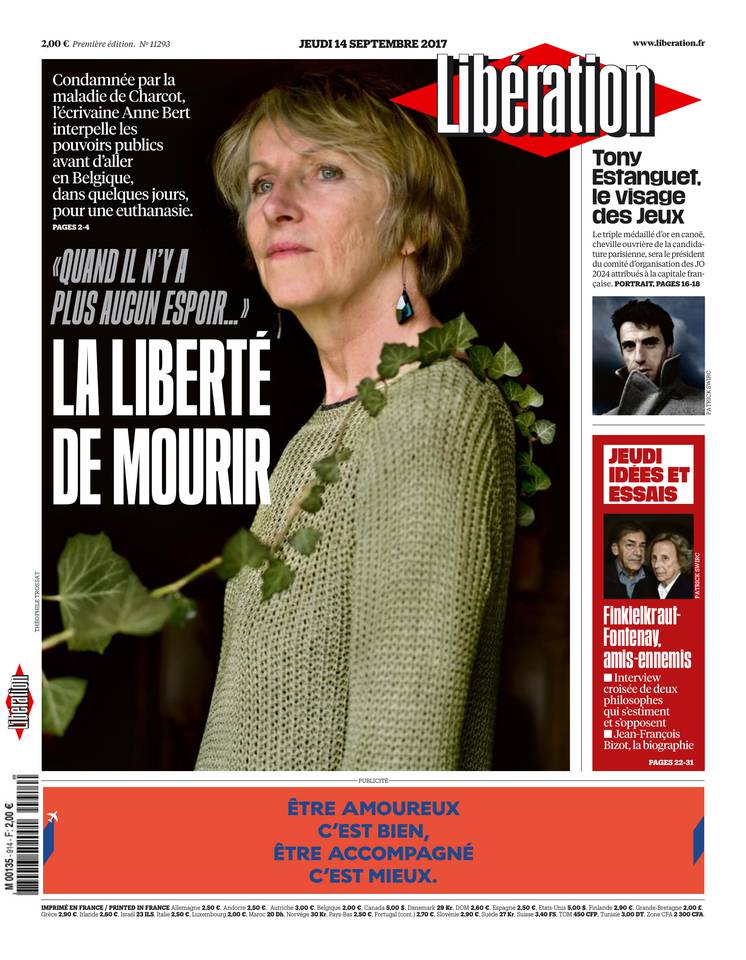 Libération 14 septembre 2017 Libération du 14 septembre 2017 à télécharger sur iPad