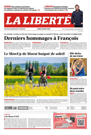 Couverture du magazine en date du 2025-04-28