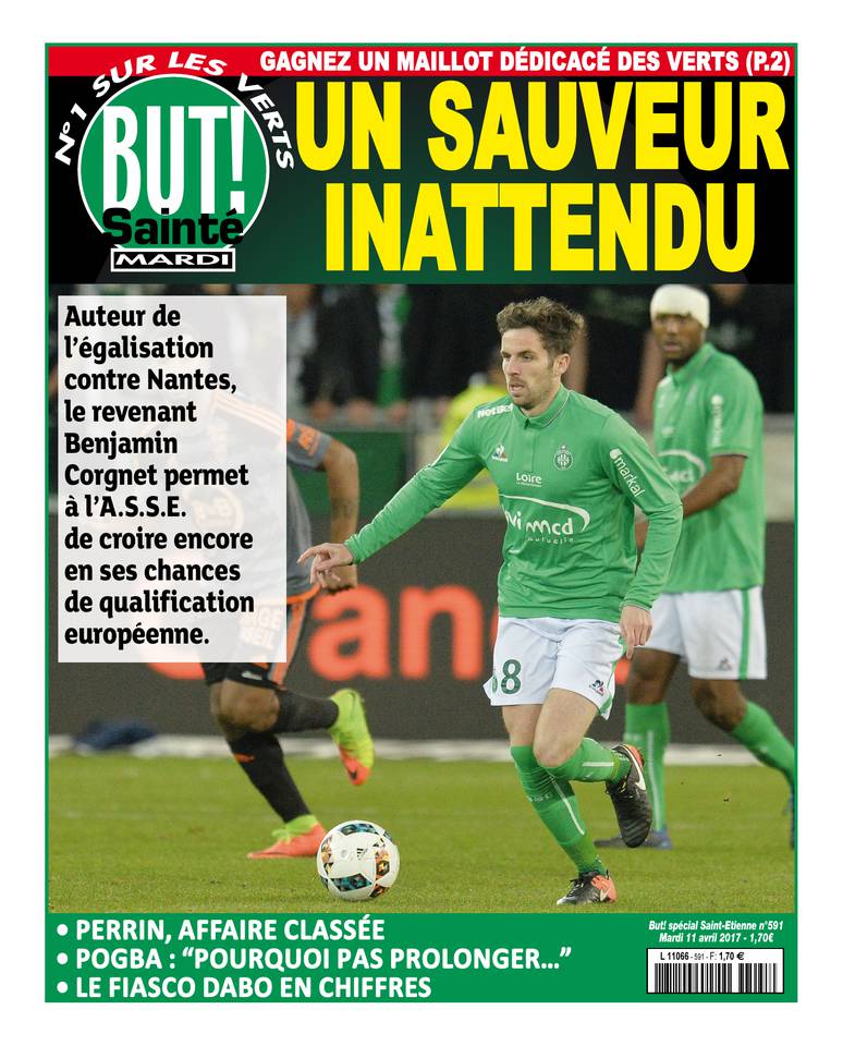 But! Sainté 11 avril 2017 But! Sainté N°591 du 11 avril 2017 à télécharger sur iPad