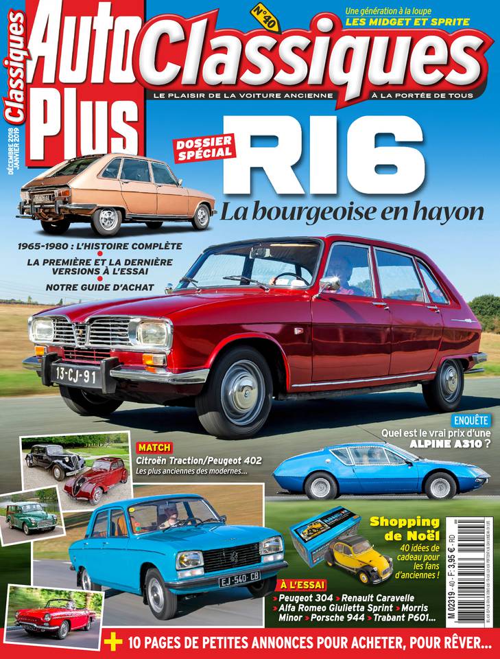 Auto Plus Classiques 06 décembre 2018 Abonnement Auto Plus Classiques Pas Cher avec le BOUQUET ePresse.fr