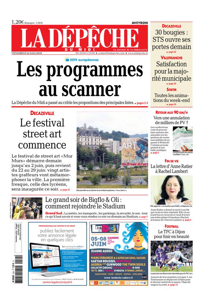 La Dépêche du Midi 24 mai 2019 Abonnement à La Dépêche du Midi Pas Cher avec le BOUQUET ePresse.fr
