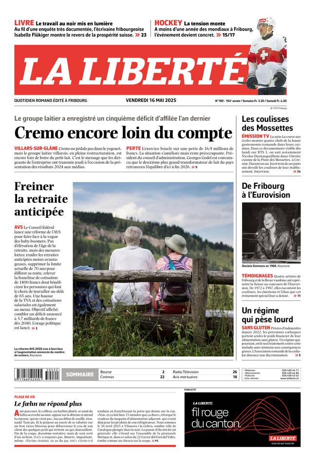 Couverture du magazine en date du 2025-05-16