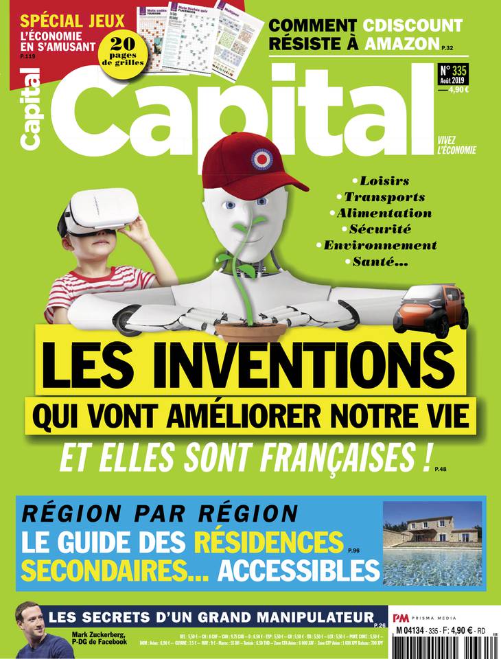 Capital 18 juillet 2019 Abonnement à Capital Pas Cher avec le BOUQUET ÉCONOMIE ePresse.fr