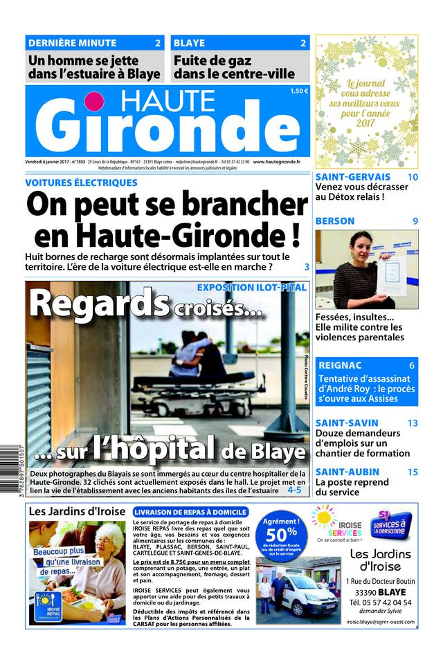 Haute Gironde 06 janvier 2017 Haute Gironde du 06 janvier 2017 à télécharger sur iPad