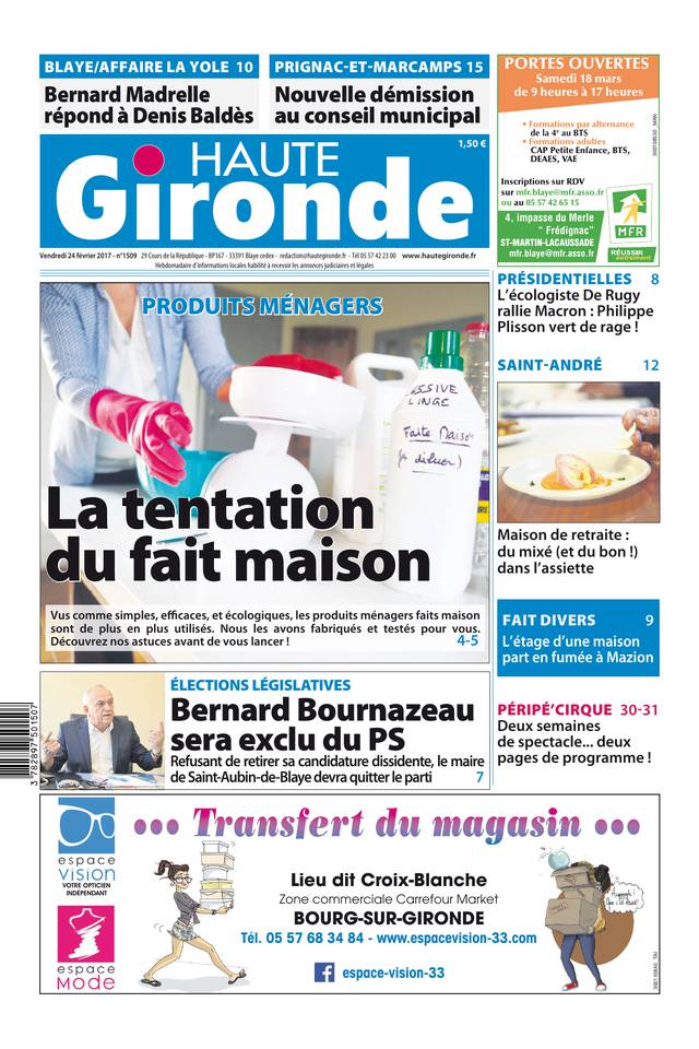 Haute Gironde 24 février 2017 Haute Gironde du 24 février 2017 à télécharger sur iPad