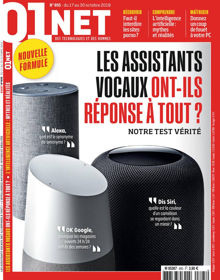 01net 17 octobre 2018 01net N°895 du 17 octobre 2018 à télécharger sur iPad