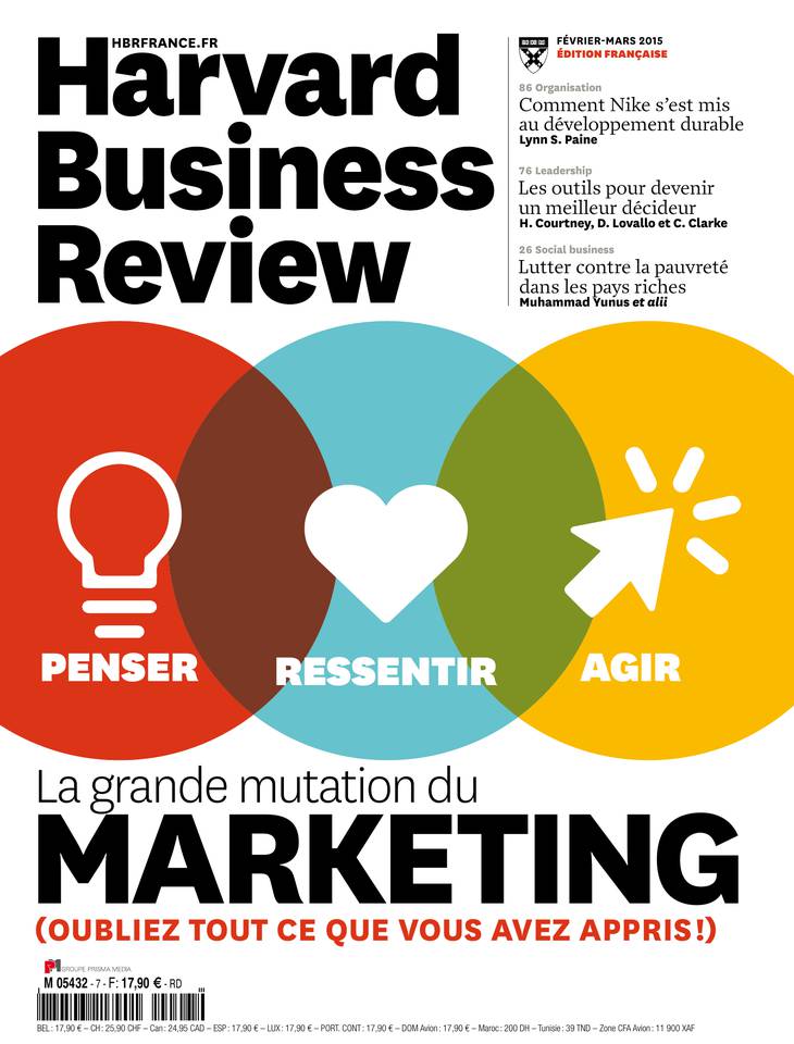 Harvard Business Review 21 janvier 2015 Harvard Business Review N°7 du 21 janvier 2015 à télécharger sur iPad