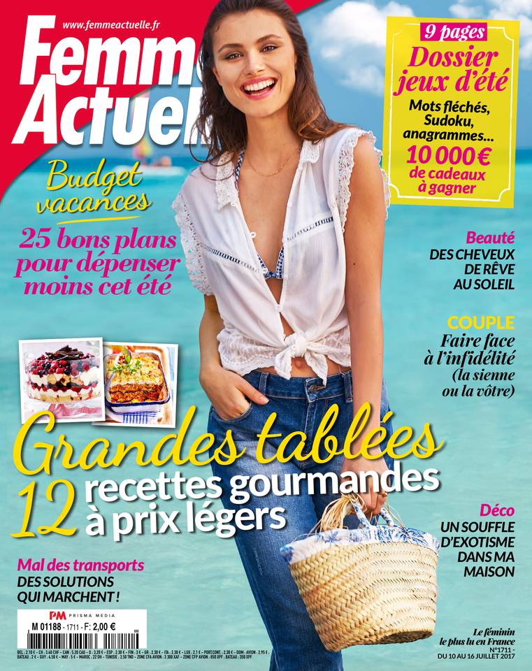 Femme Actuelle 10 juillet 2017 Femme Actuelle N°1711 du 10 juillet 2017 à télécharger sur iPad