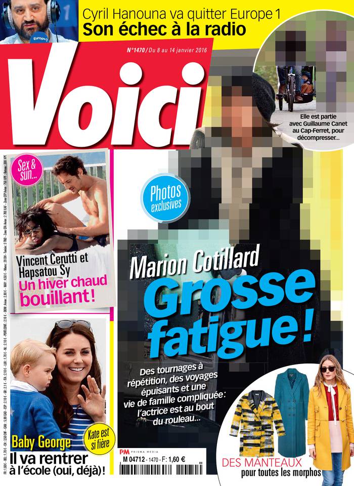 Voici 08 janvier 2016 Voici N°1470 du 08 janvier 2016 à télécharger sur iPad