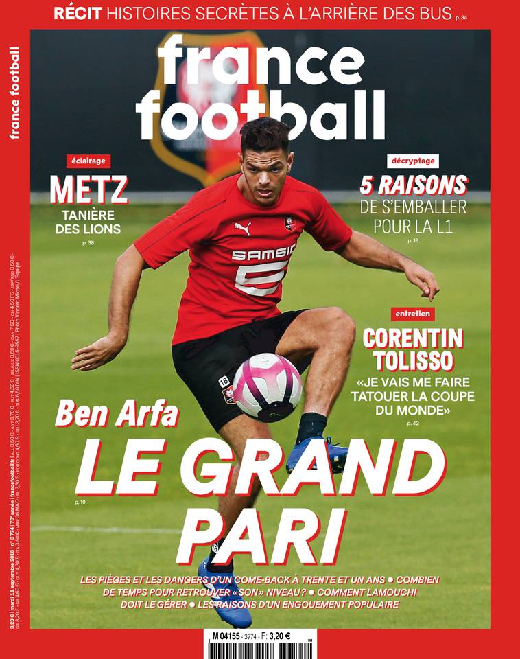 France Football 11 septembre 2018 France Football du 11 septembre 2018 à télécharger sur iPad