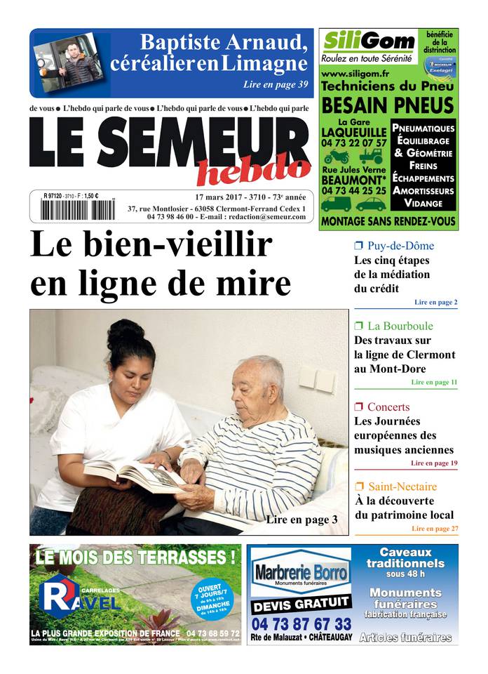Le Semeur Hebdo 17 mars 2017 Le Semeur Hebdo du 17 mars 2017 à télécharger sur iPad
