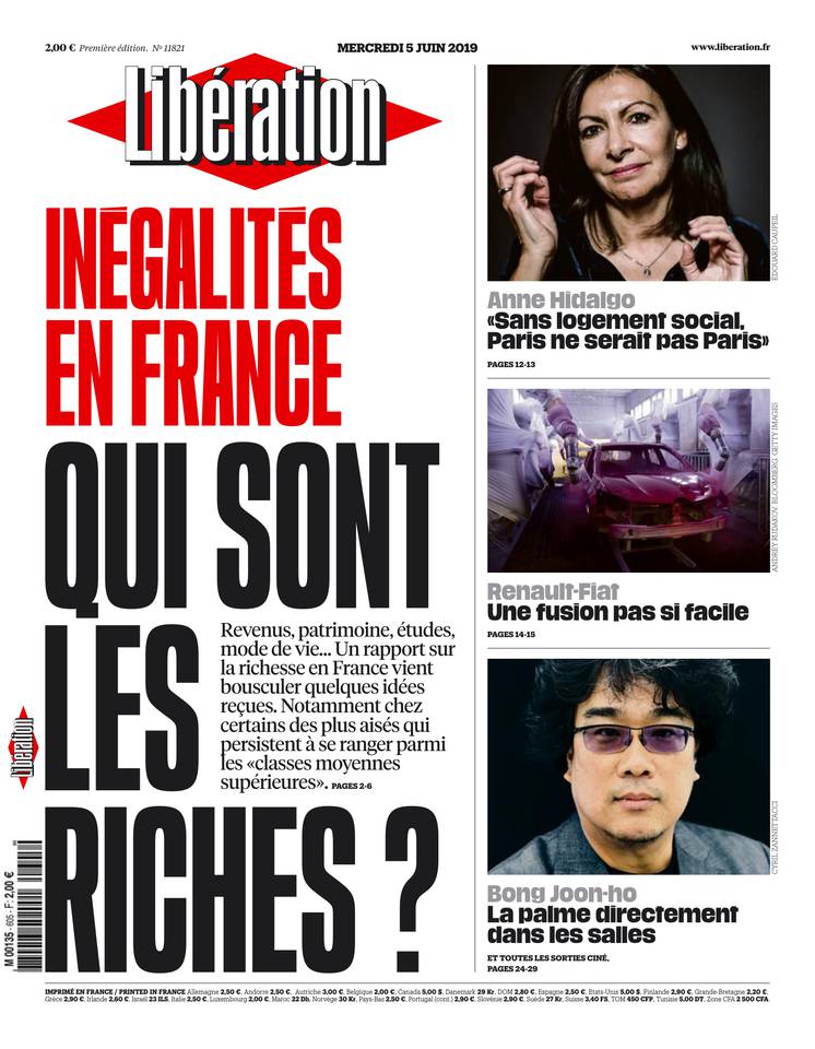 Libération 05 juin 2019 Libération du 05 juin 2019 à télécharger sur iPad