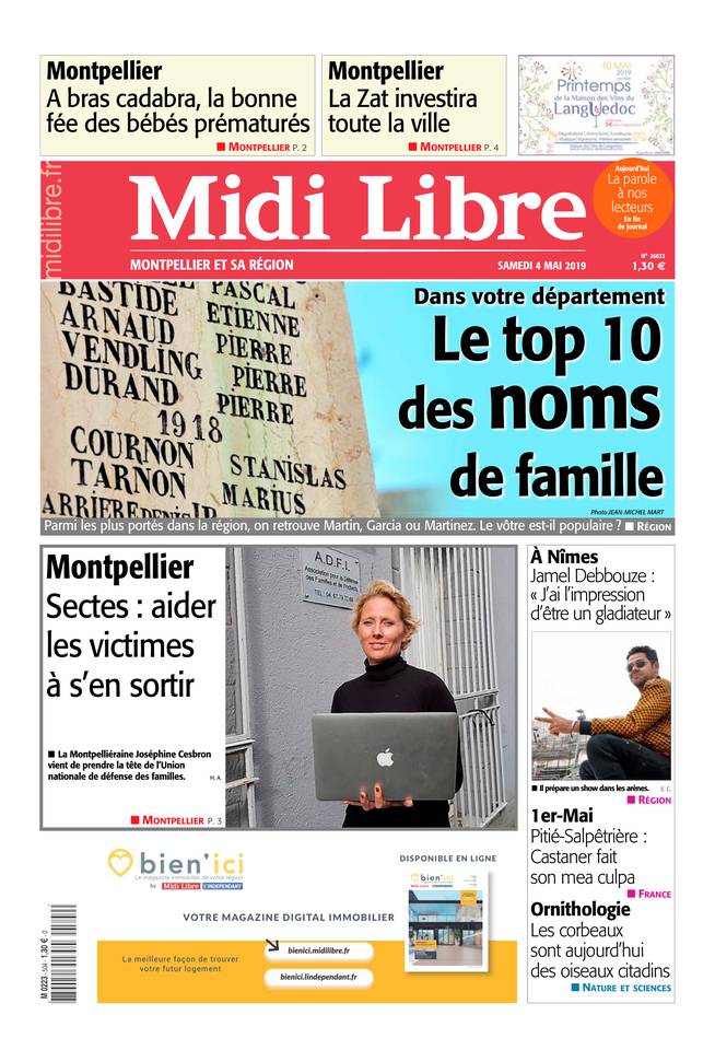 Midi Libre 04 mai 2019 Midi Libre du 04 mai 2019 à télécharger sur iPad