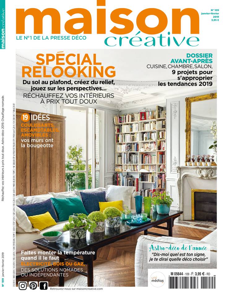 Maison Créative 03 janvier 2019 Maison Créative N°109 du 03 janvier 2019 à télécharger sur iPad