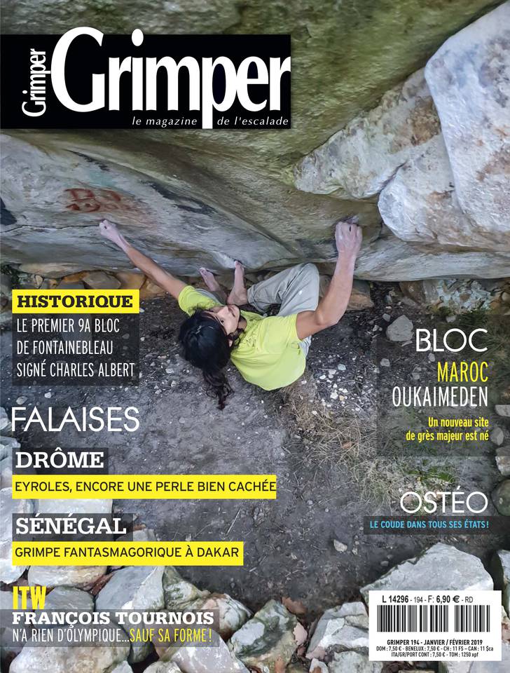 Grimper Magazine 01 janvier 2019 Abonnement Grimper Mag Pas Cher avec le BOUQUET ePresse.fr