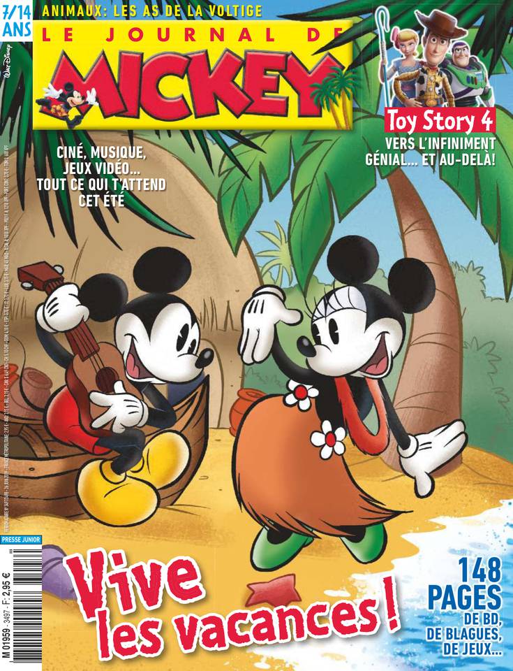 Le Journal de Mickey 26 juin 2019 Abonnement Le Journal de Mickey Pas Cher avec le BOUQUET ePresse.fr