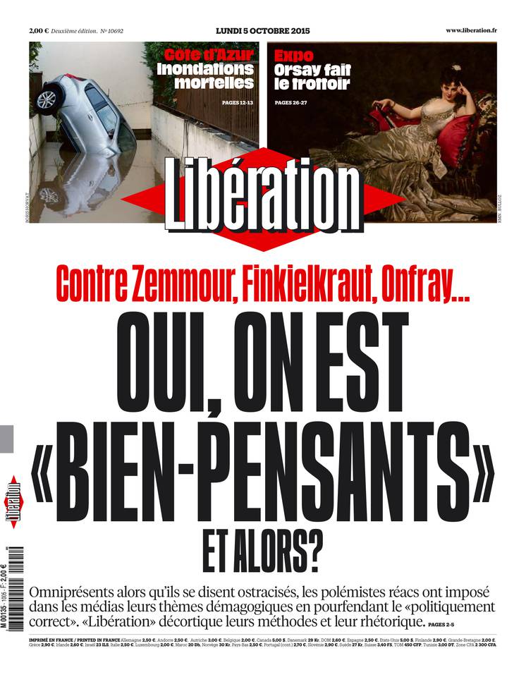 Libération 05 octobre 2015 Libération du 05 octobre 2015 à télécharger sur iPad