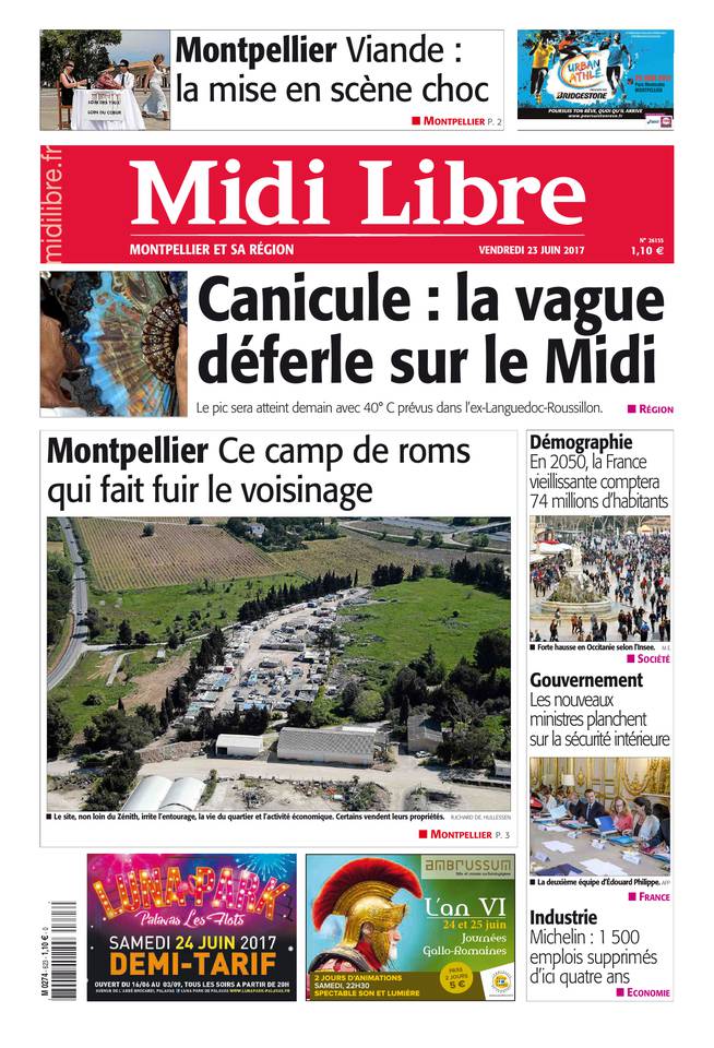 Midi Libre 23 juin 2017 Abonnement à Midi Libre Pas Cher avec le BOUQUET INFO ePresse.fr