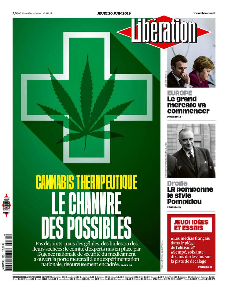 Libération 20 juin 2019 Libération du 20 juin 2019 à télécharger sur iPad
