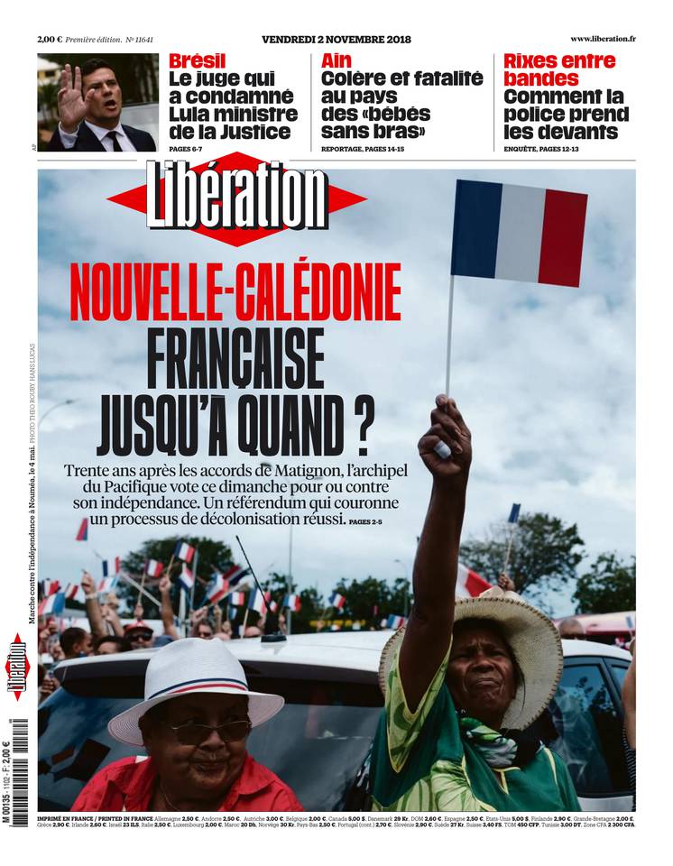 Libération 02 novembre 2018 Libération du 02 novembre 2018 à télécharger sur iPad