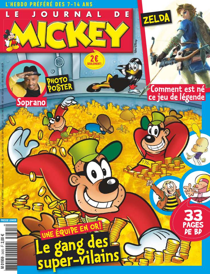 Le Journal de Mickey 20 septembre 2017 Abonnement Le Journal de Mickey Pas Cher avec le BOUQUET ePresse.fr