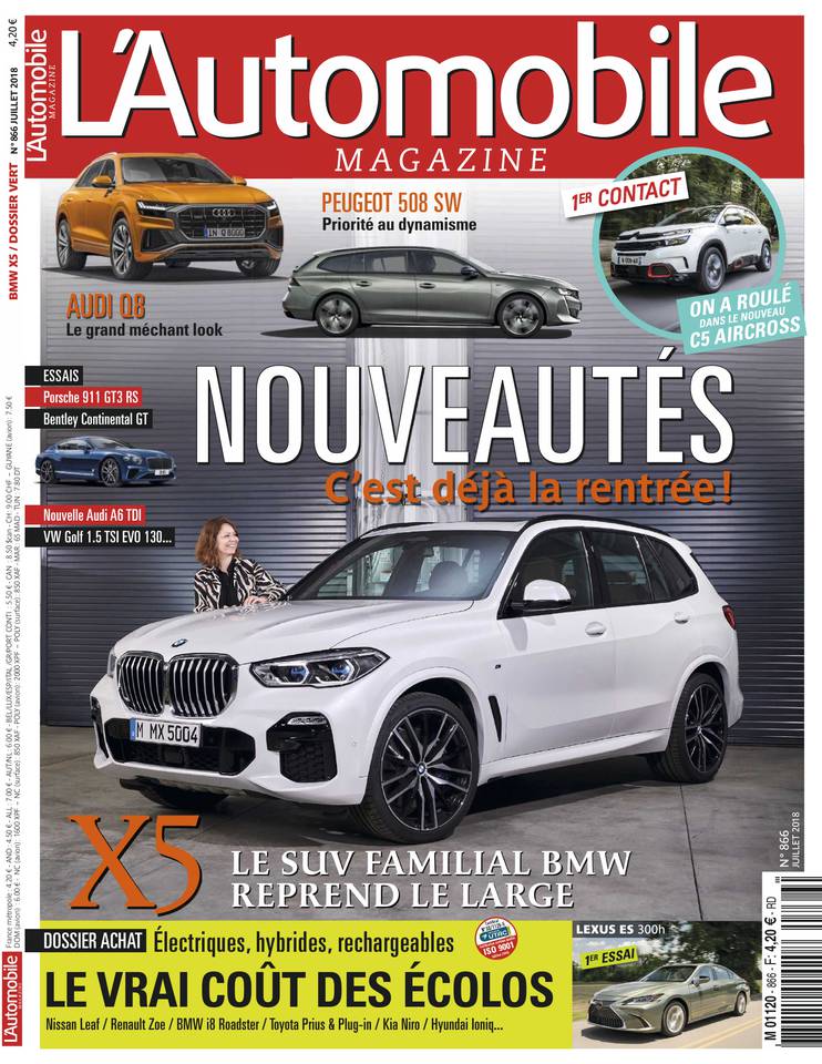 L'Automobile Magazine 07 juin 2018 Abonnement L'Automobile Magazine Pas Cher avec le BOUQUET ePresse.fr
