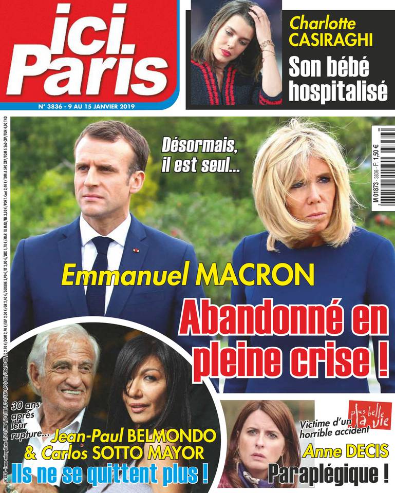 Ici Paris 09 janvier 2019 Ici Paris N°3836 du 09 janvier 2019 à télécharger sur iPad