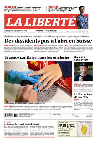 Couverture du magazine en date du 2025-09-03