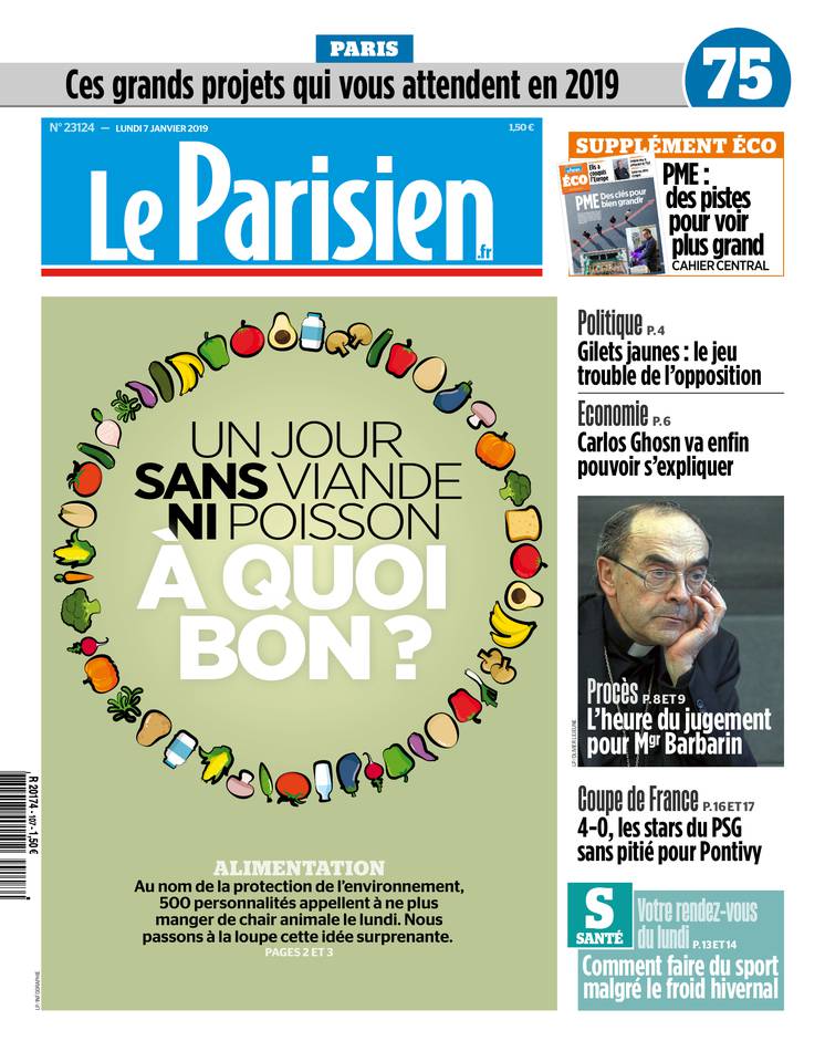 Le Parisien 07 janvier 2019 Le Parisien du 07 janvier 2019 à télécharger sur iPad
