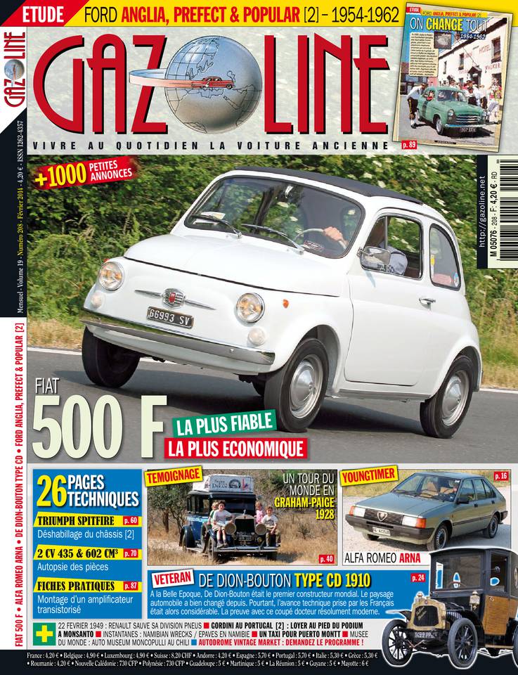 Gazoline 24 janvier 2014 Gazoline N°208 du 24 janvier 2014 à télécharger sur iPad