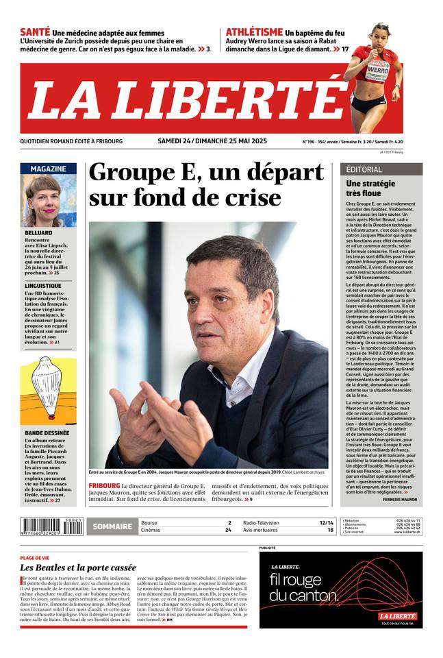 Couverture du magazine en date du 2025-05-24