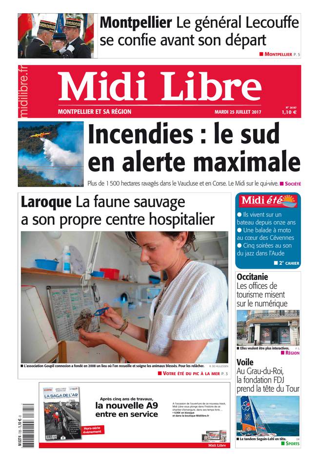 Midi Libre 25 juillet 2017 Abonnement à Midi Libre Pas Cher avec le BOUQUET INFO ePresse.fr