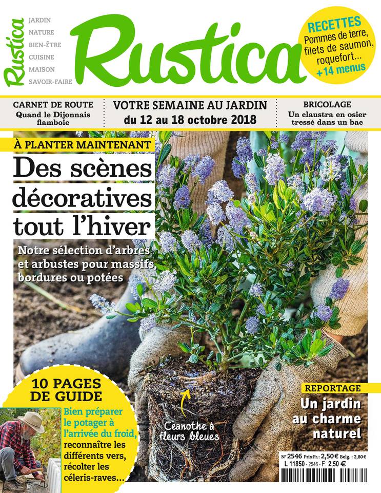 Rustica 12 octobre 2018 Abonnement Rustica Pas Cher avec le BOUQUET À LA CARTE ePresse.fr