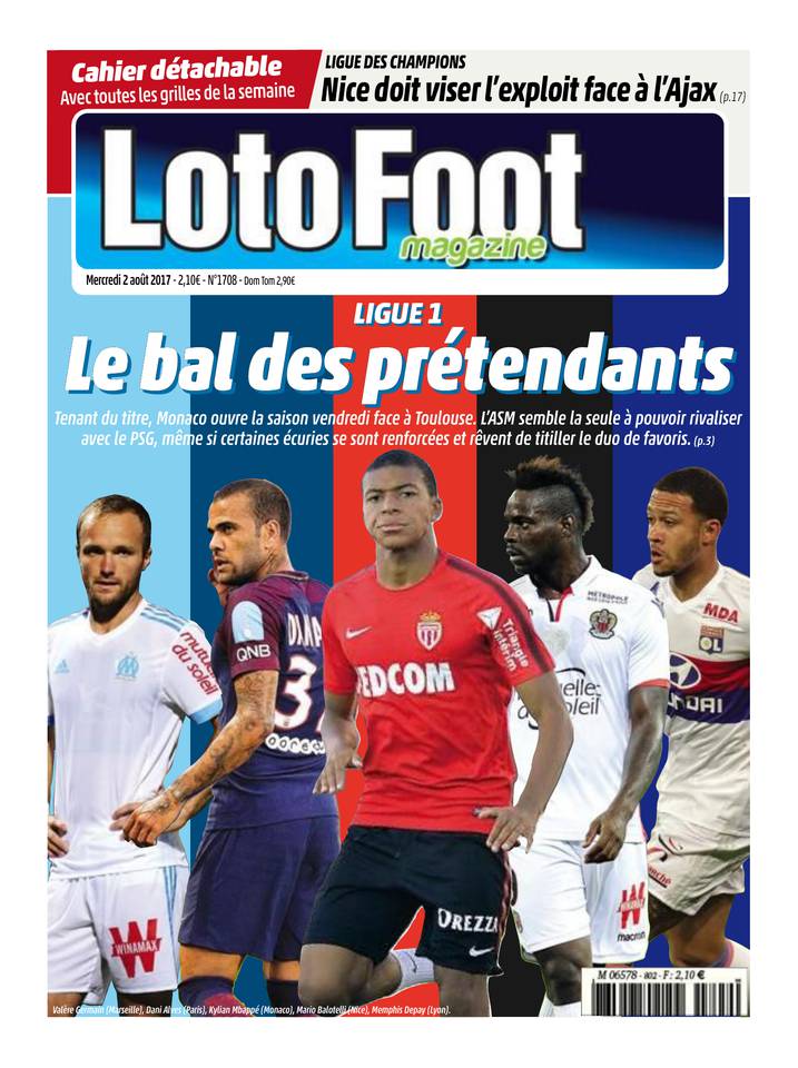 Loto Foot Magazine 02 août 2017 Loto Foot Magazine du 02 août 2017 à télécharger sur iPad