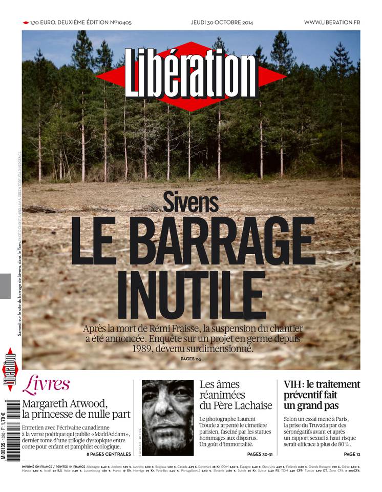 Libération 30 octobre 2014 Libération du 30 octobre 2014 à télécharger sur iPad