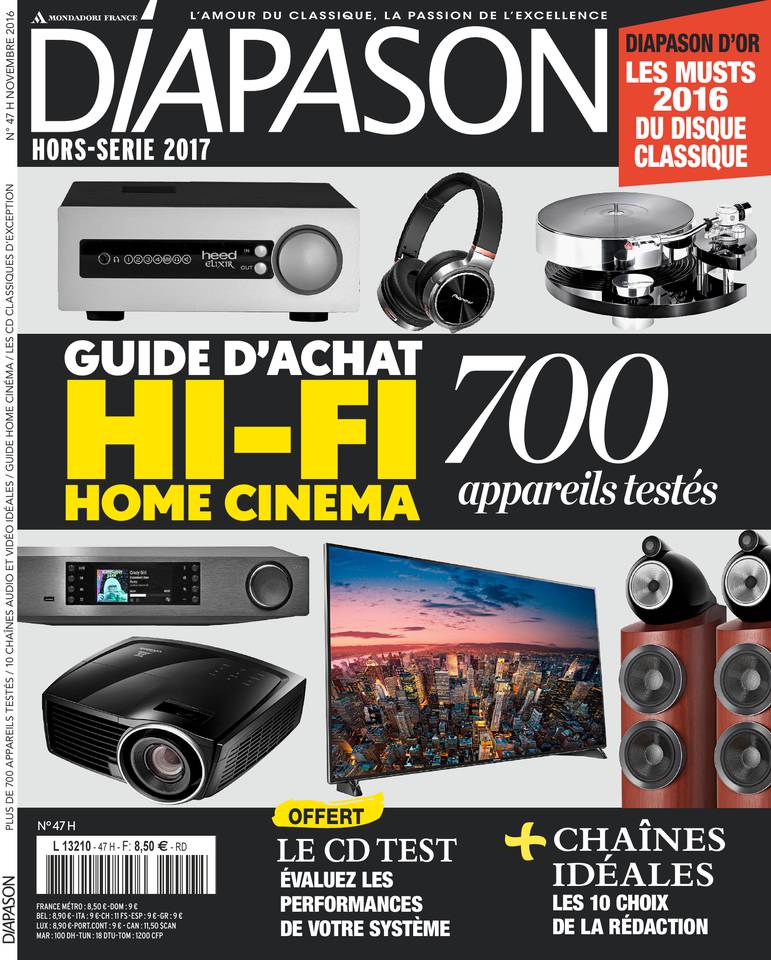 Diapason Hors-Série 09 novembre 2016 Abonnement Diapason Hors-Série Pas Cher avec ePresse.fr